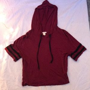 Cute velvet crop top